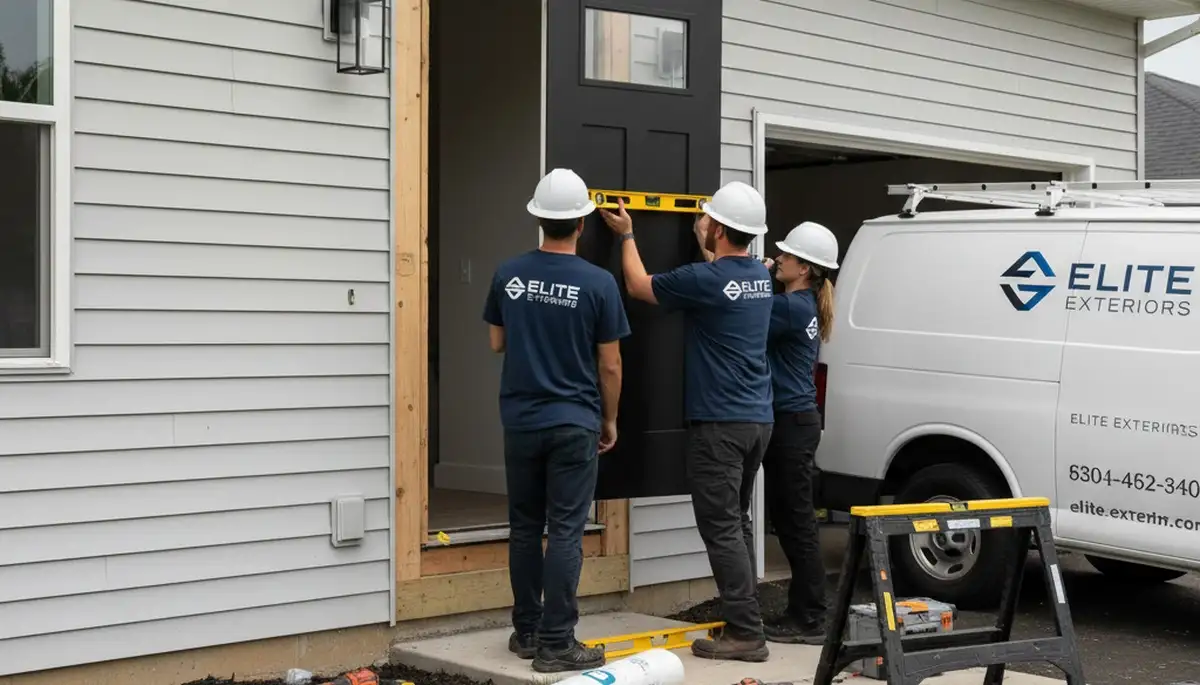 Professional door installation by vinyl siding experts in Dallas, TX