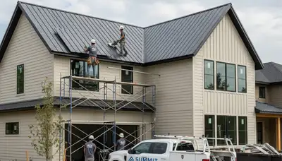 Professional metal roofing installation by Dallas TX siding contractors | Next Level Exteriors
