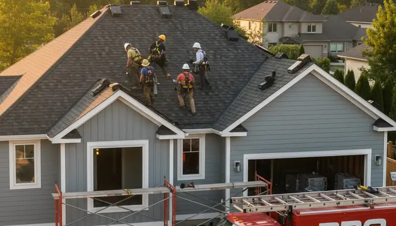 Professional roof installation by vinyl siding experts in Dallas, TX