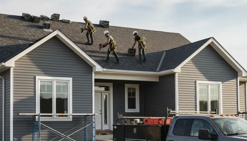 Professional roof and vinyl siding installation by Next Level Exteriors in Dallas, TX