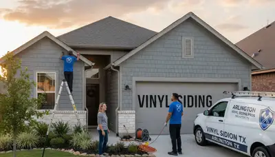 Vinyl siding installation by professional contractors in Dallas TX exterior home improvement
