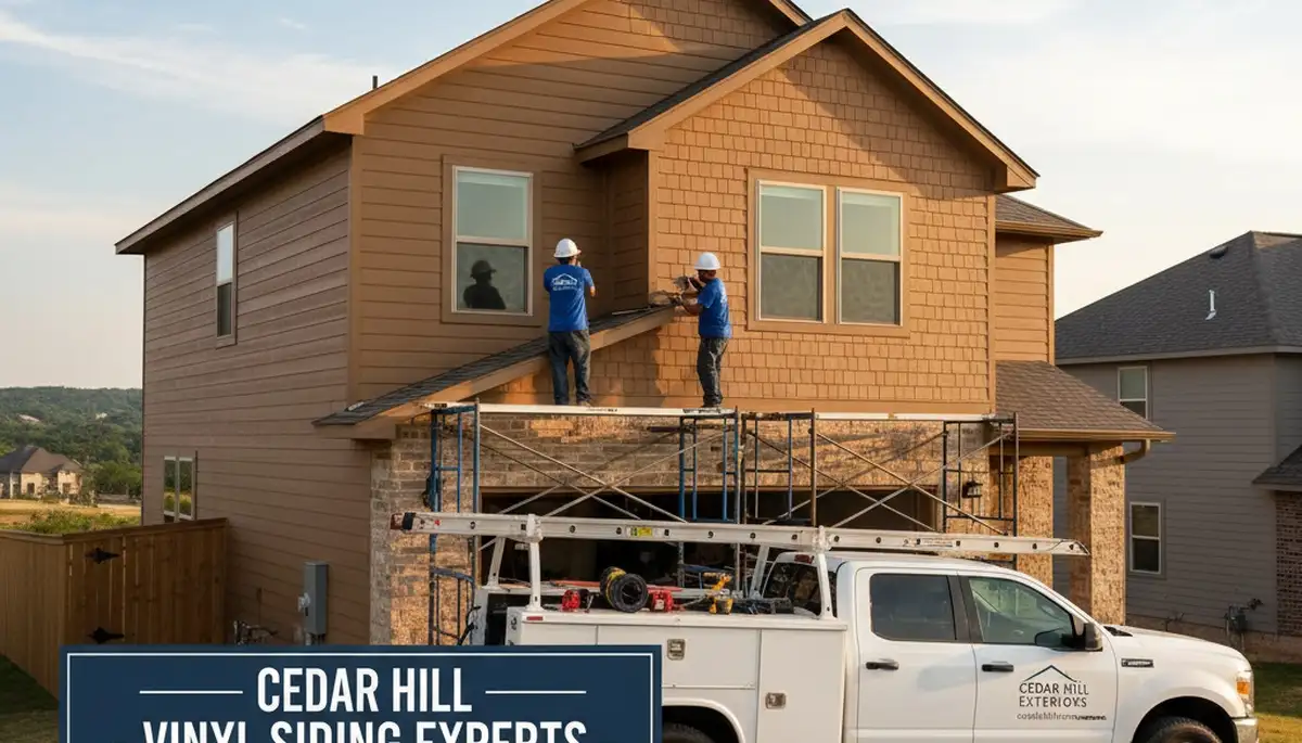 Professional vinyl siding installation by Dallas TX exterior contractors