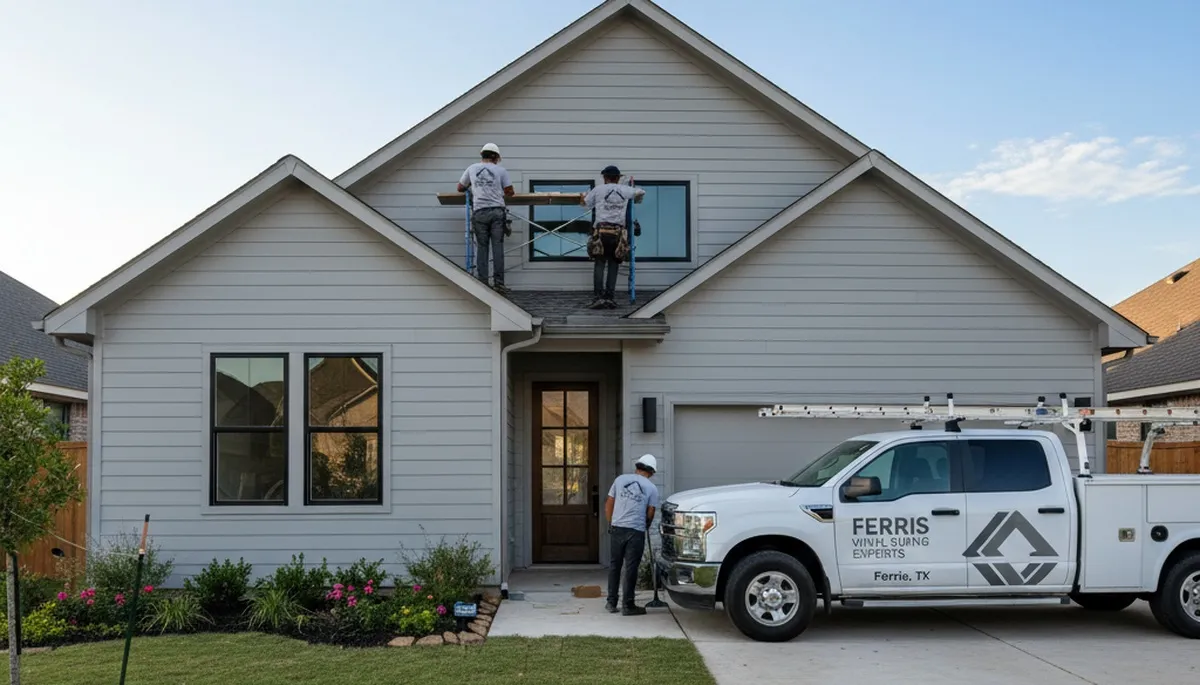 Professional vinyl siding installation by local contractors in Dallas, TX