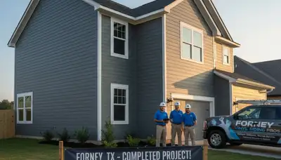 Vinyl siding installation by professional contractors in Dallas, TX