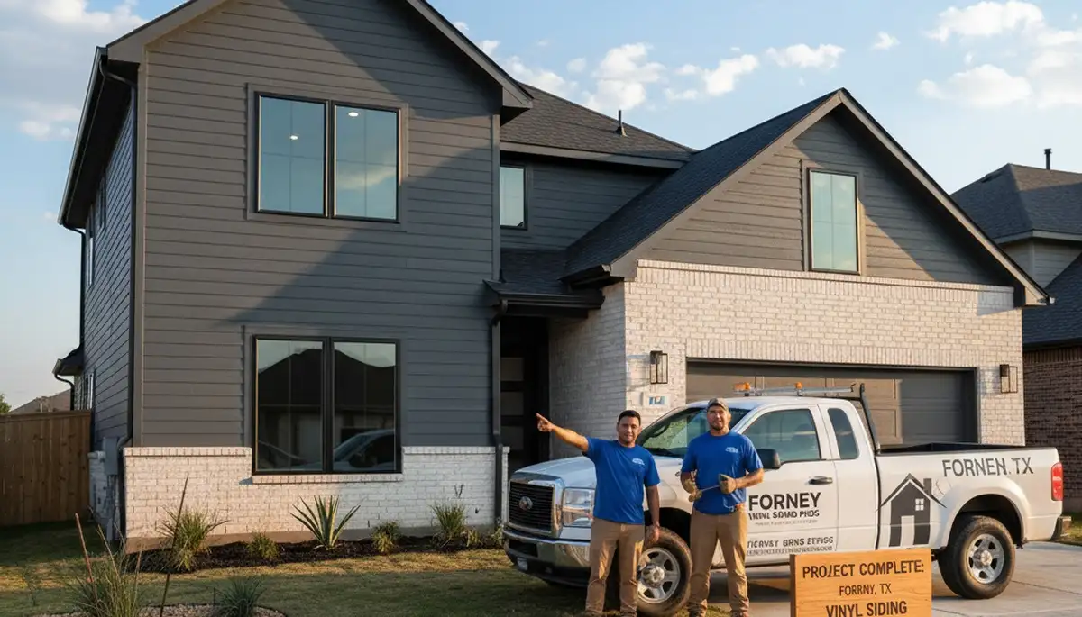Professional vinyl siding installation by expert contractors in Dallas, TX