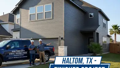 Vinyl siding installation by professional contractors in Dallas, TX homes