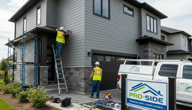 Vinyl siding installation by Next Level Exteriors in Dallas, TX exterior home improvement project