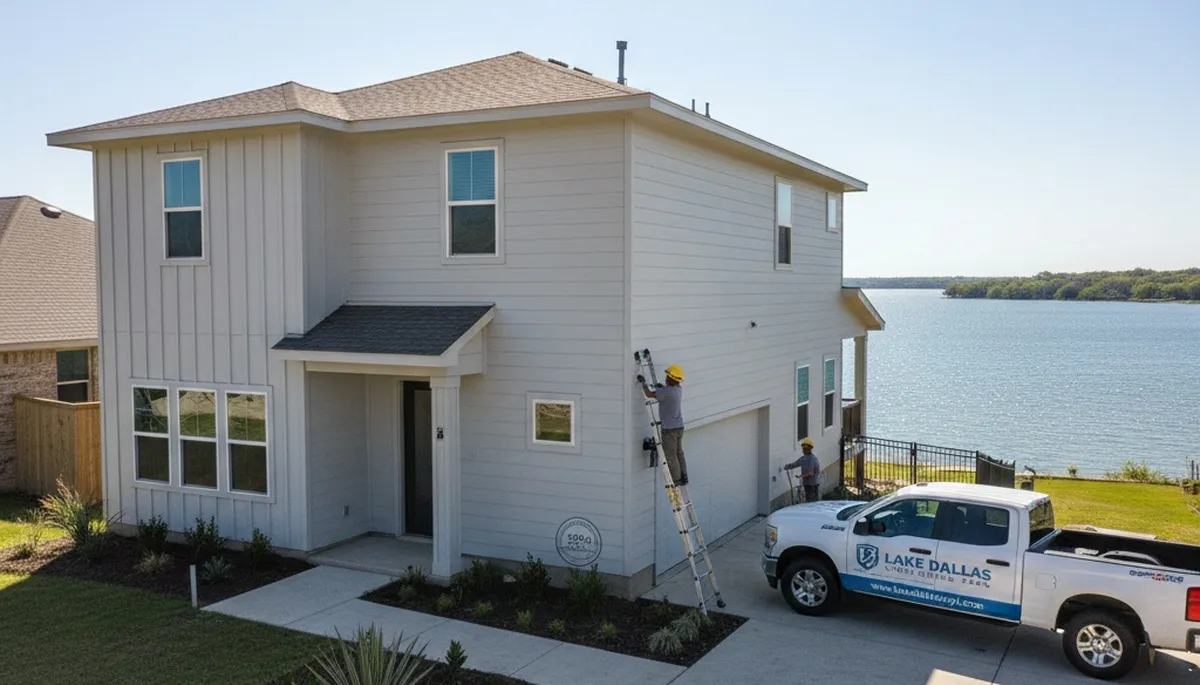 Professional vinyl siding installation by Dallas siding contractors in Dallas, TX
