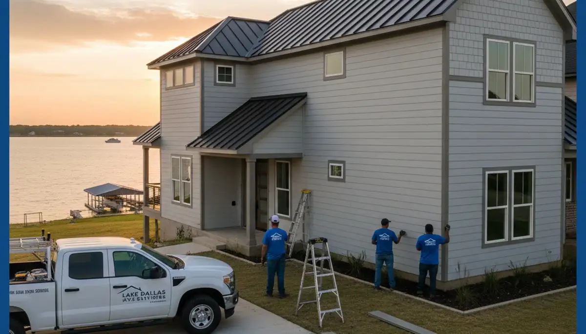 Professional vinyl siding installation by expert contractors in Dallas, TX