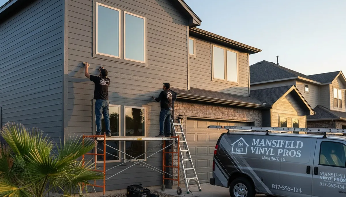 Professional vinyl siding installation by local contractors in Dallas, TX