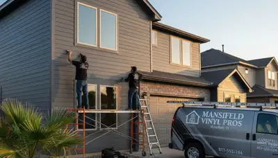 Professional vinyl siding installation by local contractors in Dallas, TX