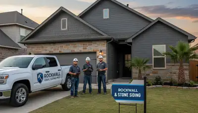 Vinyl siding installation by professional contractors in Dallas, TX homes