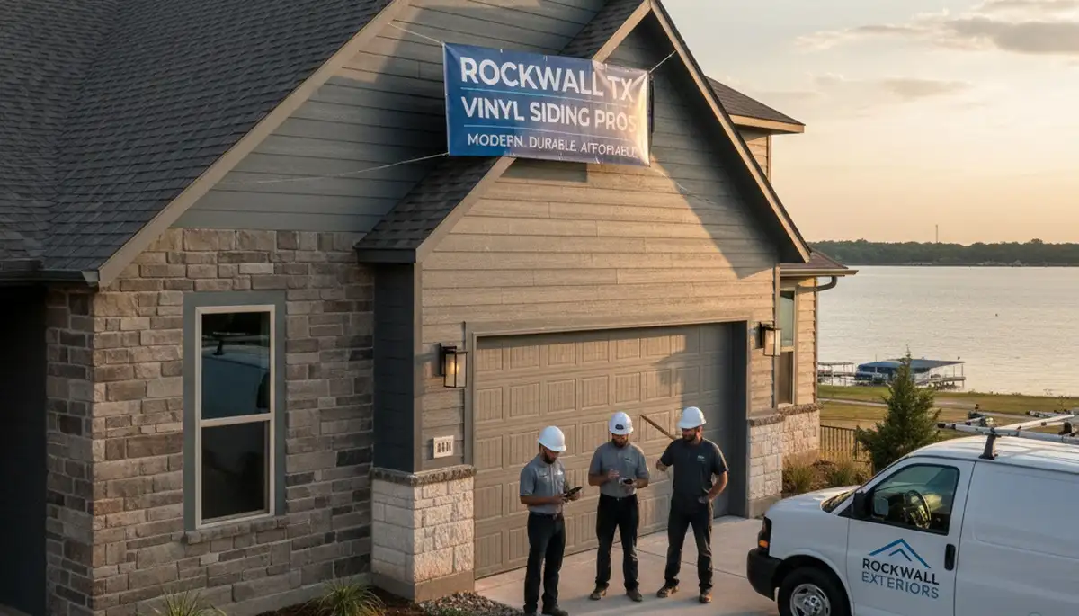 Professional vinyl siding installation by Dallas siding contractors in Dallas, TX