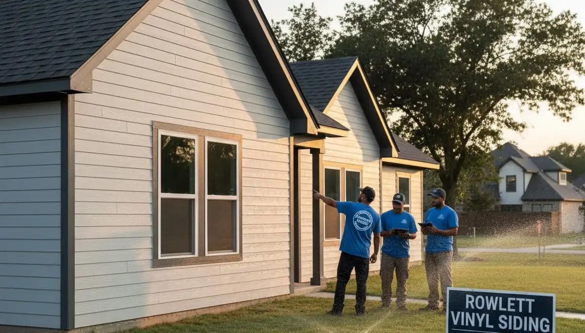 Professional vinyl siding installation by Dallas siding contractors in Dallas, TX