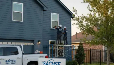Vinyl siding installation by professional siding contractors in Dallas, TX