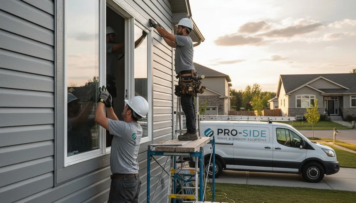 Vinyl siding and window installation by Next Level Exteriors in Dallas, TX