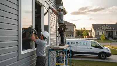 Vinyl siding and window installation by Next Level Exteriors in Dallas, TX