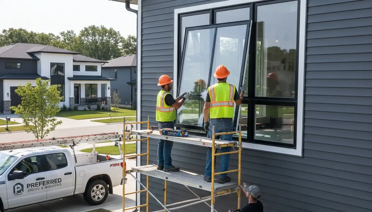 Professional window installation and vinyl siding in Dallas, TX by Next Level Exteriors